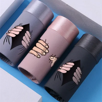 Plus Size Funny Print Boxer Briefs - Image 7