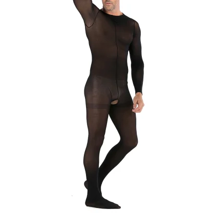 Men's Crotchless Full Bodystockings - Image 5