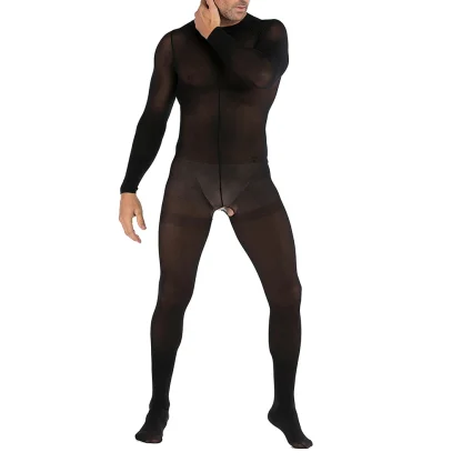Men's Crotchless Full Bodystockings - Image 4
