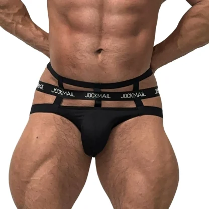Sexy Strappy Mid-waist Jockstrap - Image 5