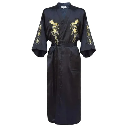 Embroidered Dragon Soft Robe