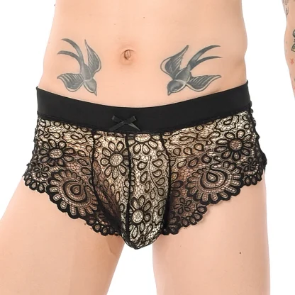 See-through Lace Boxer Brief