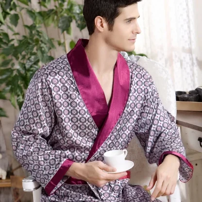 Soft Shiny Printed Robes - Image 4