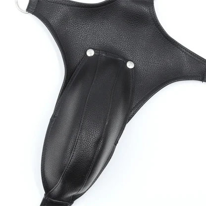 Erotic Black Harness Bodysuit - Image 5