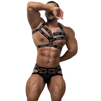 Sexy Strappy Mid-waist Jockstrap - Image 4