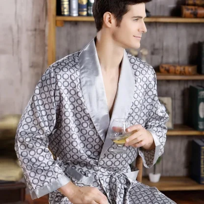 Soft Shiny Printed Robes - Image 5