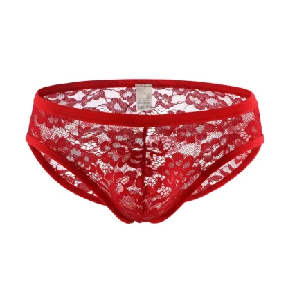 Low-rise See-through Lace Brief - Image 13