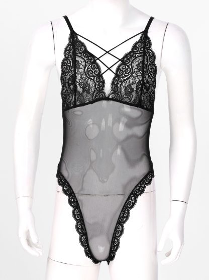 High Cut See-through Bodysuit - Image 6