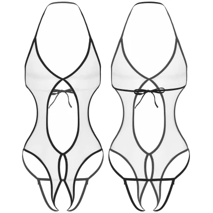 Backless See-through Bodysuit