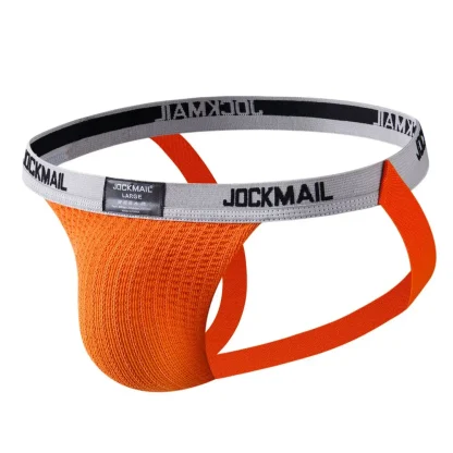 Colorful Striped Elastic Jockstrap - Image 13