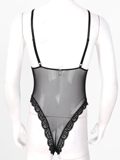 High Cut See-through Bodysuit - Image 7