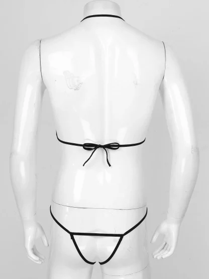 Backless See-through Bodysuit - Image 4