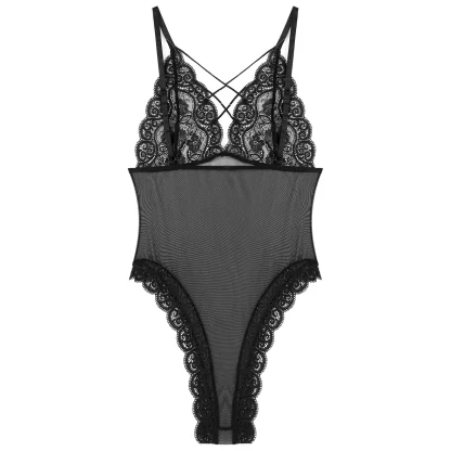 High Cut See-through Bodysuit - Image 4