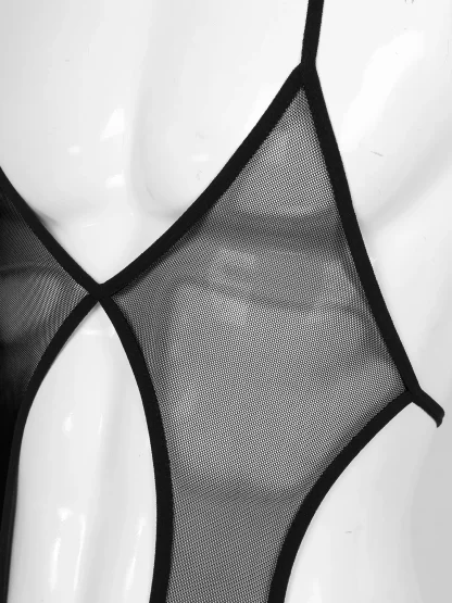 Backless See-through Bodysuit - Image 5