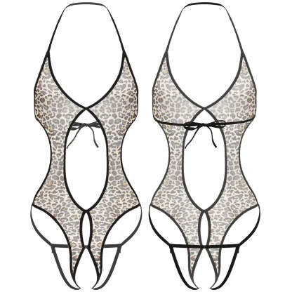Backless See-through Bodysuit - Image 14