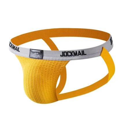 Colorful Striped Elastic Jockstrap - Image 10