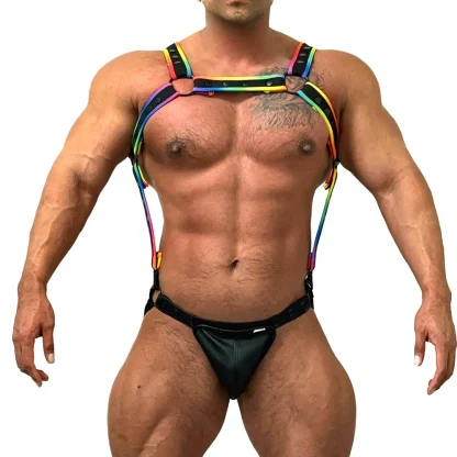 Sexy Detachable Harness Bodysuit - Image 8