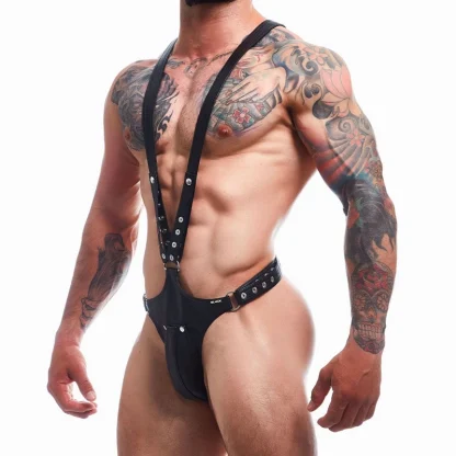 Men's Seductive Bodysuit Harness
