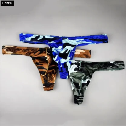Camouflage Printed Low-rise Thong - Image 12