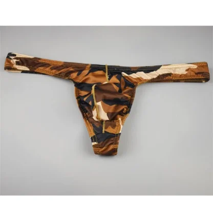Camouflage Printed Low-rise Thong - Image 6