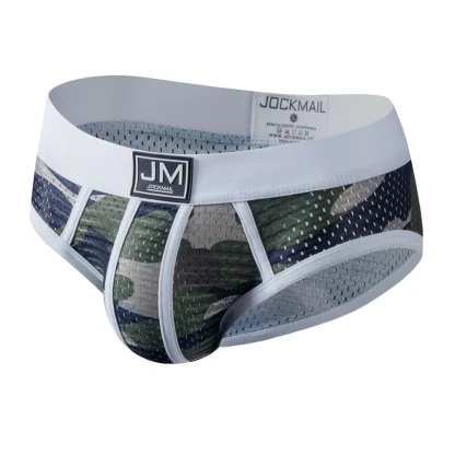Mesh Camouflage Print Brief - Image 6