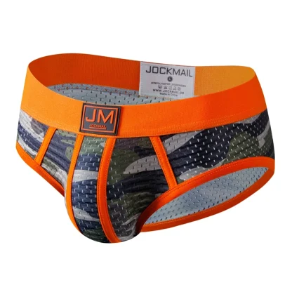 Mesh Camouflage Print Brief