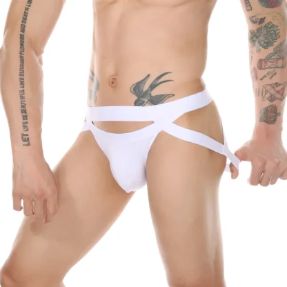 Strappy Elastic Back Plain Thongs