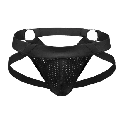 Men's Solid Strappy Jockstrap - Image 3