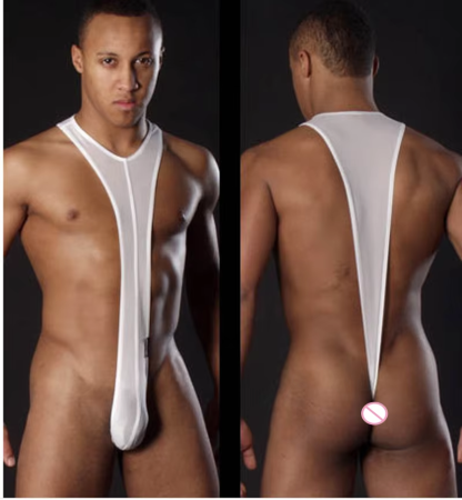 Playful Adult Mankini Bodysuit - Image 3