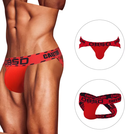 Elastic Cross Strap Jockstrap - Image 2