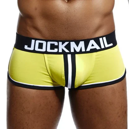 Backless Men's Striped Jockstrap - Image 2