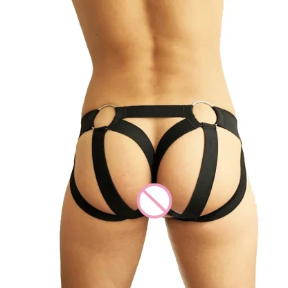 Multi Strap Playful Solid Thong - Image 6