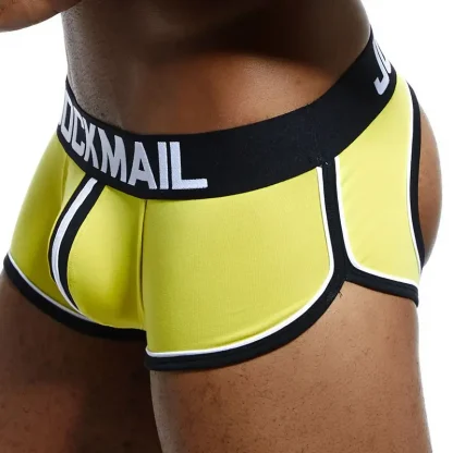 Backless Men's Striped Jockstrap - Image 3