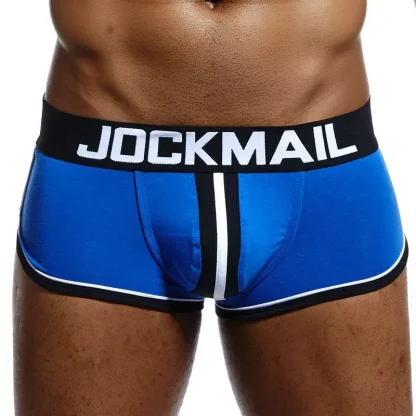 Backless Men's Striped Jockstrap - Image 4