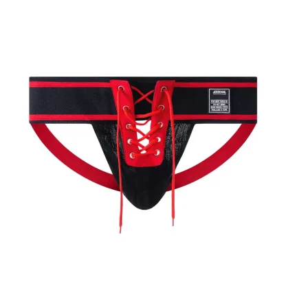Lace-up Front Men's Jockstrap - Image 3