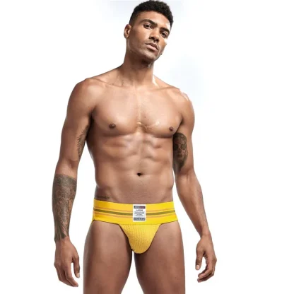 Striped Print Athletic Jockstrap - Image 11
