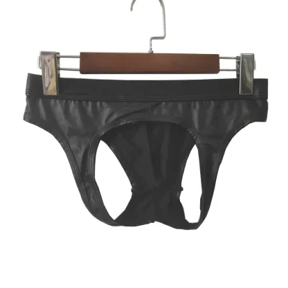 Ring Front Decor Black Jockstrap - Image 5