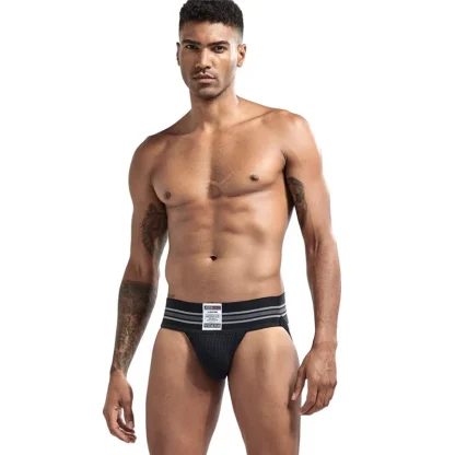 Striped Print Athletic Jockstrap - Image 8