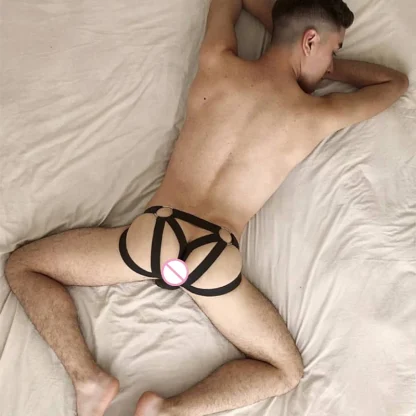 Multi Strap Playful Solid Thong - Image 10