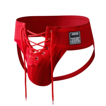 Lace-up Front Men's Jockstrap - Image 10