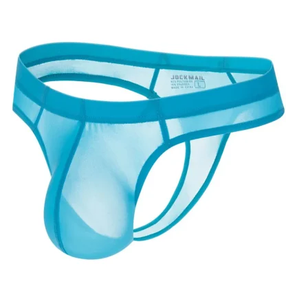 Transparent Solid Color Thong
