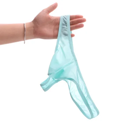 See-through Plain Color Thongs - Image 4