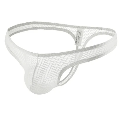 Fishnet Plain Color Thongs - Image 8